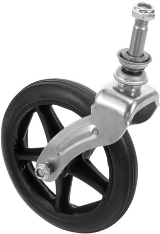 minkissy Rollstuhlvorderräder Mit Halterungen Ersatzräder Für Gehhilfen Weiche Skateboardräder Aus Stahlrohr Für Ruhige Und Stabile Fahrt