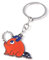 Anime Pochita Keychain Saw Metal Keyring Cosplay Accessories