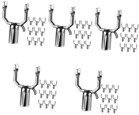 Supvox 5 Sätze Baum Unterstützt Junge Bäume Baumstützgabelkopf Inhaber Astbieger Stützstange Planzständer Stützgabel Für Gartenbäume Baumstütze Pflanzen Schmiedeeisen Silver 10 Stück * 5