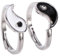 Beavorty 2Stücke Vintage Verstellbare Offene Ringe für Frauen Hypoallergen Partner Ringe für Freundschaft Hochwertige Bagua Design Schmuckgeschenke