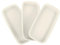 HEMOTON 3 Pièces Plateau imperméable Plantation Soucoupe de Plantes Fond de marmite Plante de Plateau bac d'égouttement rectangulaire pour Plantes Rectangle Pot Louleur Plastique Blanche