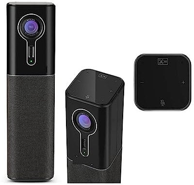 RDVXI Webcams, 2K 60fps Resolution AI Face Tracking Webcam All In One With 4 Mics And 1 Speaker USB Streaming Webcam 16ft Pickup Radius