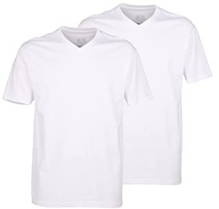 Ceceba Herren T-Shirt weiß uni 2er Pack
