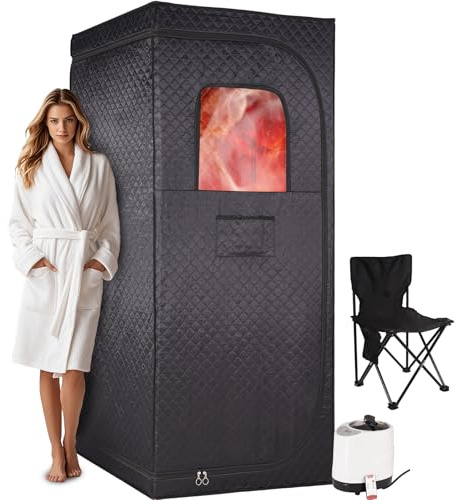 somavapor 【Tragbare Sauna Box Dampfbad】 Home Sauna Zelt Kit für den persönlichen Ganzkörpergebrauch Detox und Entspannung