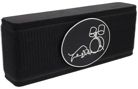 HONITANO Bass Drum Kick Block Anti-skid Pedal Stopper Matte Bass Drum Stoppers Mat Percussion Instrument Zubehör Schwarz Stabilisierung Vibrationsdämpfung
