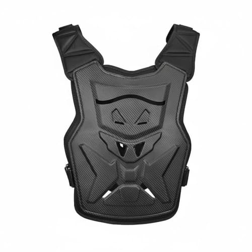 KiBcsLic Motocross Brustpanzer verstellbar Brustpanzer Motorrad leicht Motocross Brustschutz für Motorradfahrer