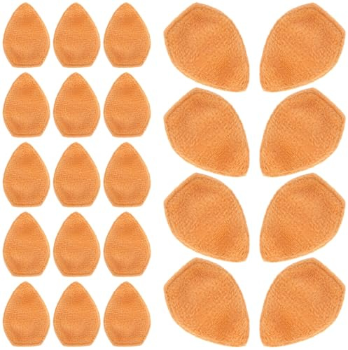 Operitacx 100 Stück Hirschohren Haarspangen aus Weichem Gewebe für Selbstgemacht Bastelarbeiten und Kleidung Dekorative REH Ohren für Zuhause und Kreative Handarbeiten