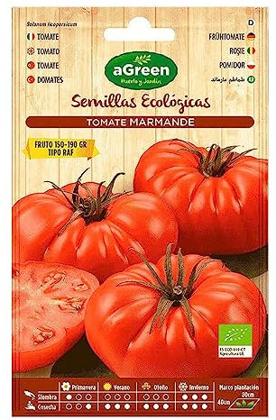 2 SOBRES DE SEMILLAS ECOLÓGICAS TOMATE MARMANDE HA