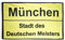 Flaggenfritze Fahne/Flagge Bayern Stadt des Deutschen Meisters München + gratis Sticker