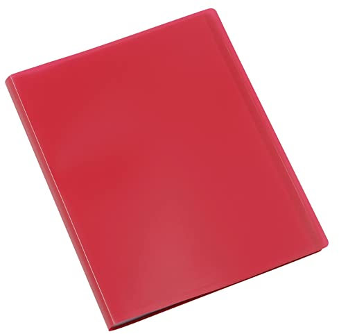 Viquel - Protège documents 60 Vues (30 pochettes) - Reliure Format A4 ESSENTIEL - Fabriqué en France - Rouge
