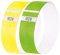 SIGEL EB219 Einlassbänder Super Soft, 2 x 60 Stück, Gelb und Grün fluoreszierend, Festival Armbänder