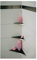 Befliesbare Duschablage Shampoohalter Eckregal - Montage ohne Bohren Edelstahl 170x170 mm Breite 240 mm