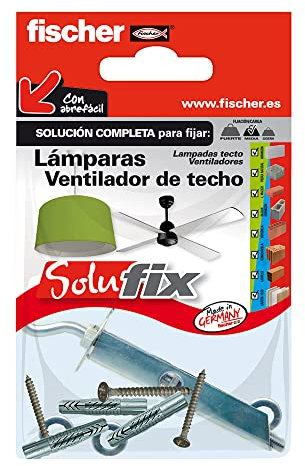 fischer - Solufix Lamparas/Vent Techo / (Pac de 1 Uds), 502689