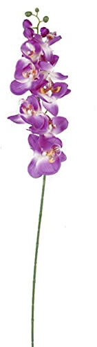LUOEM Künstliche Orchidee, Schmetterling, Orchidee, lila
