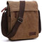 Outreo Schultertasche Vintage Umhängetasche Herren Messenger Taschen Canvas Kuriertasche für Tablet Retro Reisetasche Schule Aktentasche