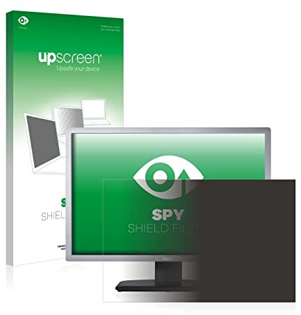 upscreen Blickschutzfilter für Dell U2412M Privacy Filter Blickschutzfolie Sichtschutz-Folie [Blaulichtfilter, Anti-Reflex]