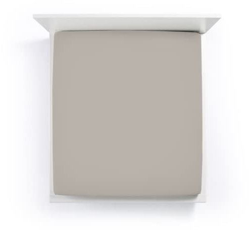 Formesse Bella Donna Premium Spannbetttuch Platin, 90x190-100x220 cm