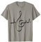 Notenschlüssel Musik Sänger Musiker Geschenk Mann Frau Junge T-Shirt