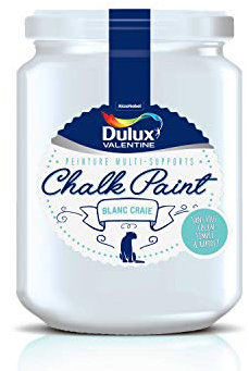 Dulux Valentine 5329870 Chalk Paint Pintura de renovación, Blanco tiza, 0,4 L