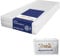 TULENA Housse de Matelas en Microfibre avec Fermeture éclair, 140x200 cm, Hauteur 17 à 19 cm, matelassée, Blanche, hypoallergénique, certifiée Öko-Tex