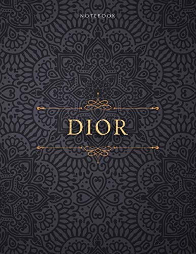 Notebook Dior Personalized Name Cover Lined Journal: Small Business, 8.5 x 11 inch, 21.59 x 27.94 cm, Financial, A4, Paycheck Budget, Daily, Teacher, Over 110 Pages, Daily Journal