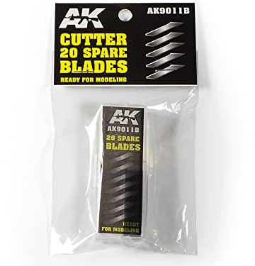 AK Interactive Cutter 20 Ersatzklingen – Modellwerkzeuge und Zubehör # 9011B