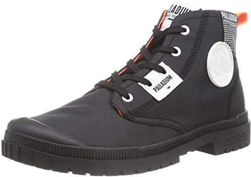 Palladium Pampa Sp20 Overlab, Stivali Sneaker Unisex - Adulto, Nero, 41 EU
