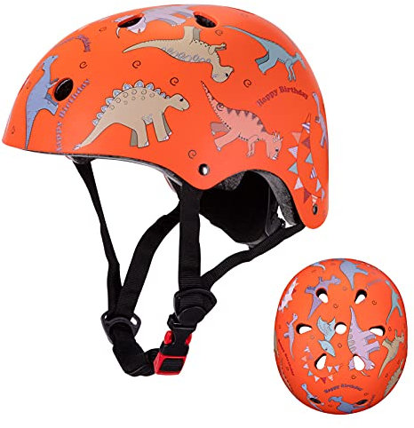 Kinderhelm 2 3 4 5 Jahr Jungen Mädchen | Kinder Fahrradhelm Skateboard Klettern Scooter Laufrad | Größe: 50-54 cm | Verstellbar Kinder Jugend Helm