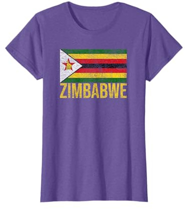 Zimbabwe National Flag Harare Zimbo Pride T-Shirt
