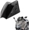 Parabrezza Moto PSLER Deflettori del Pannelli del Anteriore Carenatura per TMAX 530 2012 2013 2014 2015 2016(Nero Lucido)