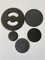 COMPATIBILI CON ARISTON HOTPOINT INDESIT serie 5 fuochi piattelli spartifiamma in ghisa smaltati nero lucido (made in italy) SA 399-5