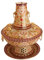 MNSSRN Holzkohle heißer Topf, altmodischer Cloisonne Kupfer heißer Topf, Dicker Holzkohle heiße Topf traditioneller chinesischer heißer Küchentopf,34cm