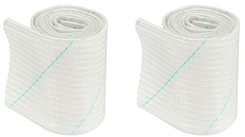sourcing map Fiberglass Heat Shield Sleeve 1m x 50mm Insulation Protect Sleeving Pipe for Cable Wire Wrap, Pack of 2