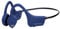 YouthWhisper Bone Conduction Headphones Bluetooth Wireless Sport Earphones Built-in Mic Multipoint Connection Sweatproof Open Ear Headset for Running Cycling Driving Workouts (Blue)