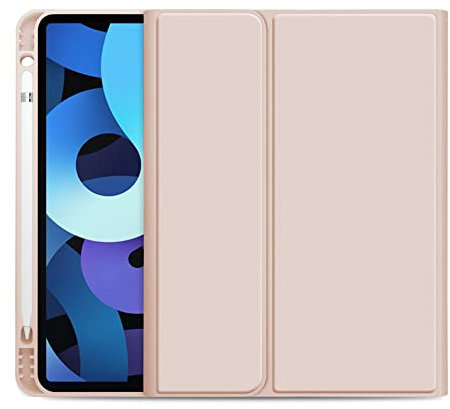 YGoal Tastatur Hülle für Xiaomi Pad 6, QWERTZ Layout Ultra-Dünn Hülle mit 7 Farben Hintergrundbeleuchtung Abnehmbarer Deutsches Tastatur für Xiaomi Pad 6 Pro, Rosa