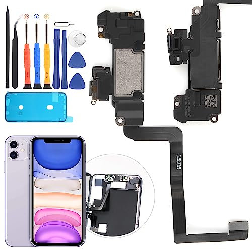 Haut-Parleur pour iPhone 11 - Câble Flexible de Rechange pour Haut-Parleur de Rechange pour iPhone 11 - avec Outils de réparation