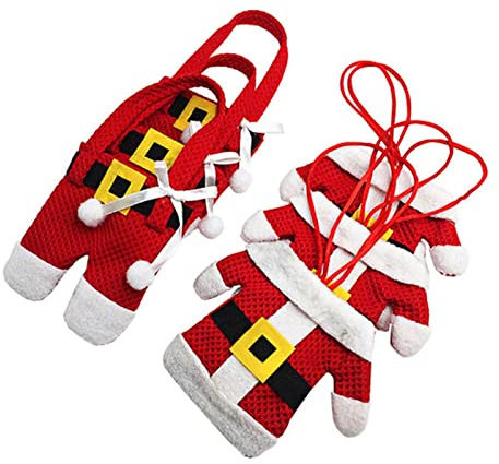 FrEshn Weihnachtsdekoration 6Pcs Neujahr Chirstmas Geschirr Halter Messer und Gabel Besteck Set Rock-Hosen Weihnachtsdekorationen for Haus Weihnachtsdekoration amerikanisch (Size : Wu fang bu)