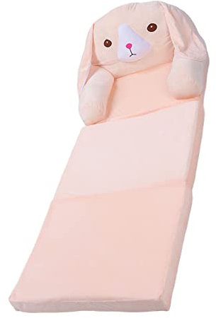 Faltbares Kindersofa, Ausklappbare Kindercouch, Ausziehbare Kindercouch aus Rosa Schwamm, Weiches, Aufklappbares Kindersofa für Zuhause, Hotel, Kindergarten, Faltbares Kindersofa für(3 Schichten)
