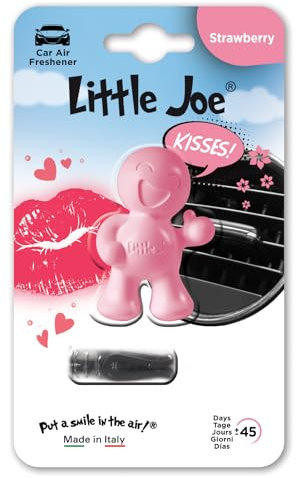 Little Joe OK Mini blister +/- 45 giorni di profumo fresco in auto/fresh Air in the car/parfum frais dans la voiture/profumo fresco in macchina (rosa/fragola/fragola/fragola)