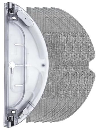 Accessoires ménagers, compatibles avec Xiaomi, pièces de réservoir d'eau for aspirateur Robot Mijia Mi 1C (Color : A Water Tank and Four rags.)