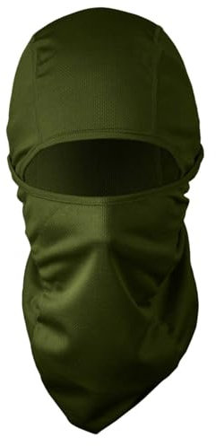 OcioDual Sturmhaube 6 in 1, Militärgrün Mütze Herren, Gesichtsmaske Airsoft, Wintermütze Herren, Schlauchschal, Halstuch Herren, Maske Winter Sturmhaube Motorrad, Fahrrad, Balaclava Ski, Durag