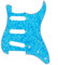 Vibrant Colorful Celluloid Guitar Pickguard Scratch Plate, 11 Holes, for SSS Guitars (Blue für Pearl)