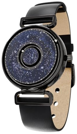 Magneto Watch Bella Black Aventurine Armbanduhr für Frauen