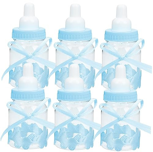 HAPINARY 24 Stück Kartons Miniflasche Bulk-babyflaschen Duschflasche Begünstigt Neugeborene Flaschen Für Babymädchen Große Süßigkeiten Mini-süßigkeitsflasche Säuglingsflaschen P.s