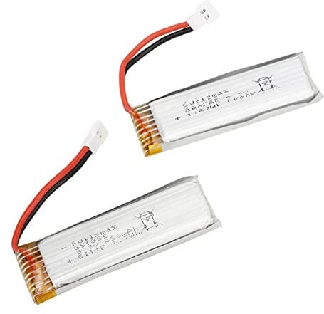 Tbest 2PCS RC Hubschrauber Batterie, 3,7 V 450MAH RC Hubschrauber Ersetzen Batterie für WLtoys XK K110 V977 RC 3D 6CH Hubschrauber