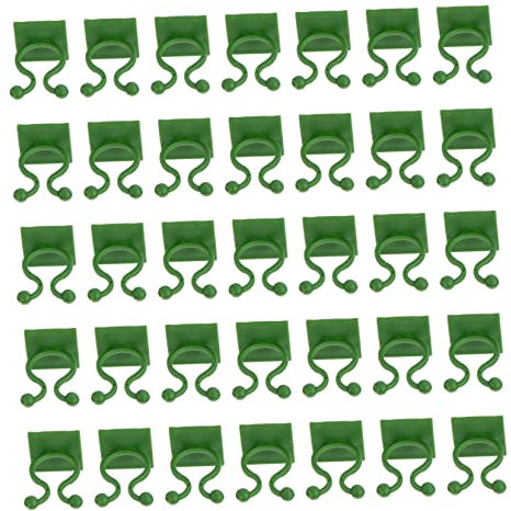 KITANDOVE Klebrige Pflanze Befestigungshaken Clips Gartenarbeit Pflanze Leuchte Grüne Pflanze Kletterwand Haken