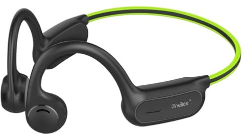 Arington AS1 Green Open Ear Wireless Bone Conduction Headphones, Bluetooth 5.0, 8 Hrs Playtime, IP54 Water Resistant, Adult Unisex Sports Headphones