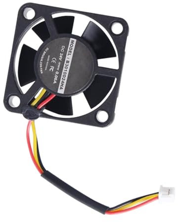 Ronyme DC 24V Cooling Fan Blower Fan Extruder Hot End Fan 3010 Axial Replacement for K1 K1 Max Lightweight Accessory 1.2x1.2x0.4inch