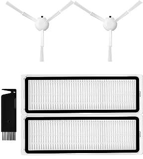 Nilnyvda Compatibile con Xiaomi Robot Vacuum S10+ / S10 Plus Robot Aspirapolvere Pezzi di Ricambio Spazzola Laterale Principale Filtro Hepa Panni di Ricambio(Set 6)