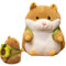 ycezw Plüschtier – Plüschtier Hamster, weiches Cartoon-Plüschtier | rundes Hamster-Plüschtier mit kleinem Avocado-Rucksack, Plüschtier zum Kuscheln, Geschenke, Deko